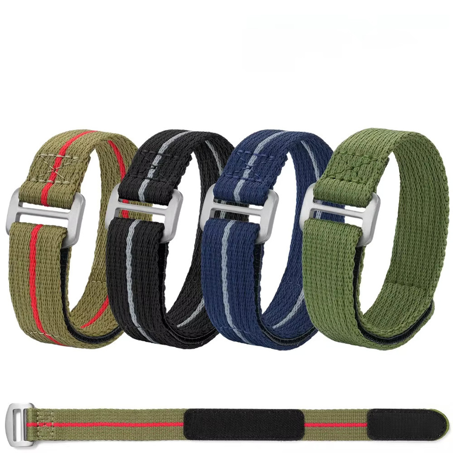 Watchdives Uhrenarmband Nylon, Titan, Unisex, 20 mm, 22 mm - Bild 7
