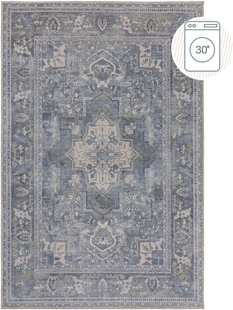 Flair Rugs Vintageteppich Windsor in Blau-Grau, B/T: 160 x 230 cm - Bild 1