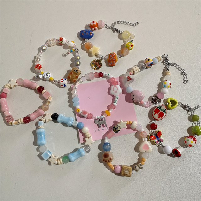 imixlot Armband, Keramik, Perle, Bunt, Damen - Bild 1