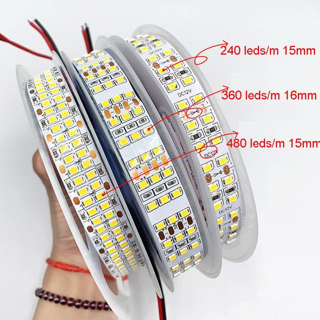 JOYPINJ LED-Streifen 5 m, weißes Licht, flexibler LED-Lichtstreifen für Wand und Projektgestaltung - Bild 1