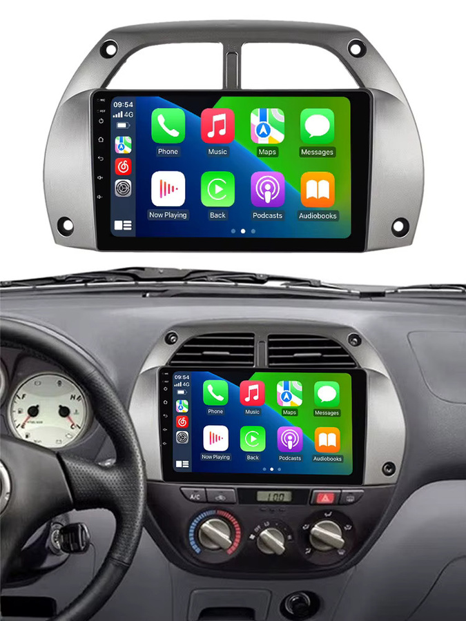 NAVIFANS Android 14 Multimedia-Autoradio für Toyota RAV4 CA20 XA20 (2001-2006) mit Drahtlosem CarPlay und Bluetooth, Schwarz - Bild 7