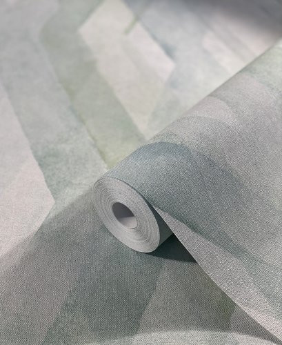 Marburg Vliestapete Shades mit grafischem Rautenmuster in Grün/Weiß - Bild 1