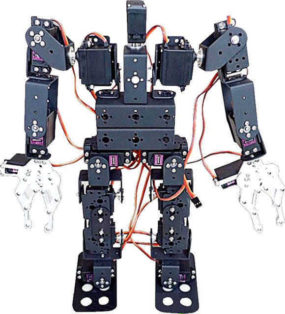 YoufangSmart Humanoides Roboterrahmen-Lernroboter-Set, 17-teiliges Set - Bild 1