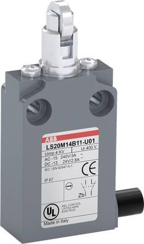 ABB LS20M14B11-U01 Positionsschalter mit Kuppenstößel, 10A, IP67, grau, Zinklegierung - Bild 1
