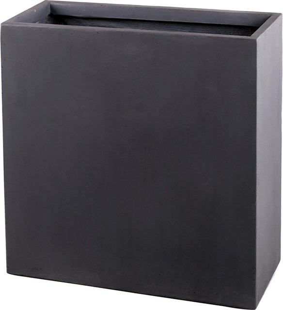 Fibreclay Blumenkasten Dunkelgrau B/T/H: 65 x 65 x 25 cm - Bild 1