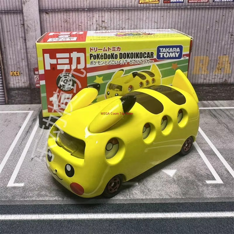 Takara Tomy Pokémon Dream Tomica Nr. 151 Pikachu Pokedoko Dokoikocar, Mini-Fahrzeug, Metall - Bild 2
