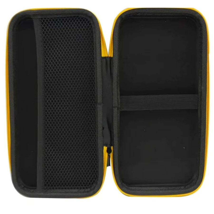 Tragbare Reisetasche mit Netztasche als Schutzhülle für die Retroid Pocket 5 Handheld-Spielekonsole in Schwarz - Bild 2