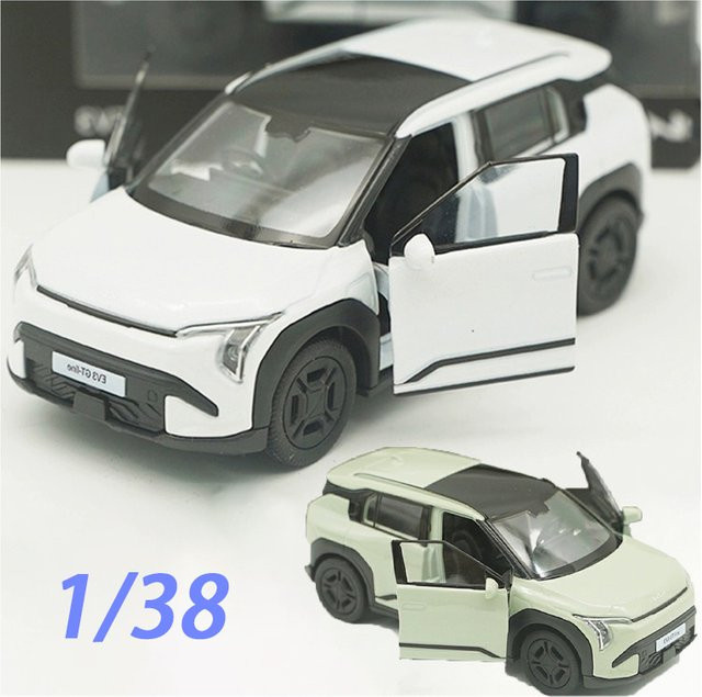 WELLY KIA EV3 GT-line, Modellauto, 1:38 Maßstab, Metall, Weiß - Bild 1