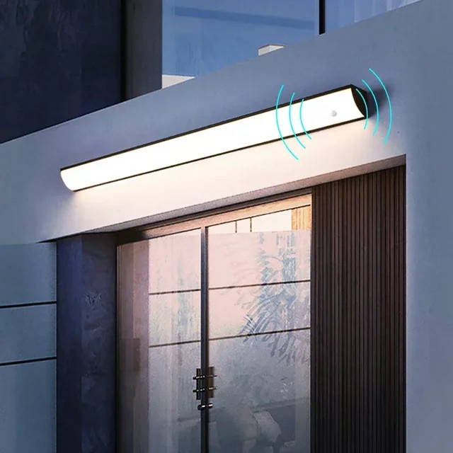 Z ZOSIMIO LIGHT LED Wandleuchte Linear in Weiß mit Warmlicht, wasserdichte Außenleuchte für Balkon, Garten und Terrasse - Bild 1