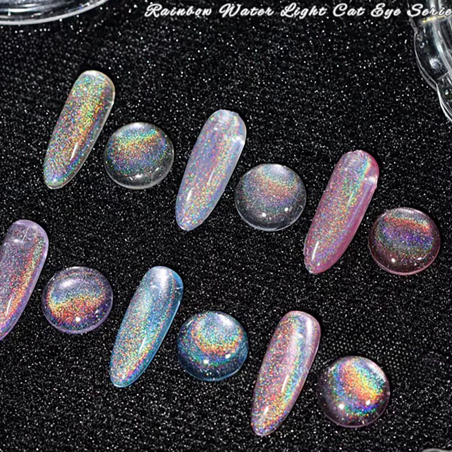 MISS SHAKA Magnetischer Gel-Nagellack, Regenbogen Aurora, 12 ml - Bild 1