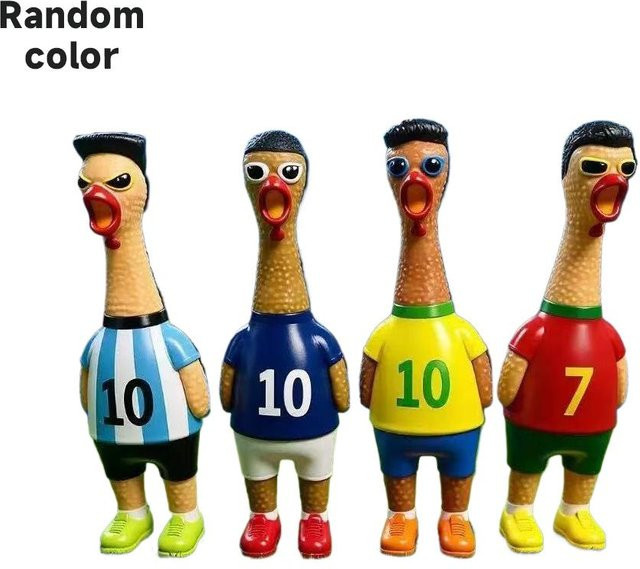 A Family Of Home Textiles Fußballtrikot Quietsche-Hähnchen-Spielzeug - Bild 1