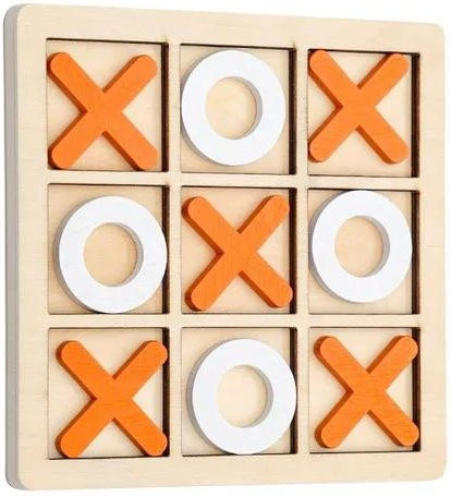 Tic Tac Toe Schachbrettspiel, Lernspielzeug aus Holz, ab 14 Jahre - Bild 1