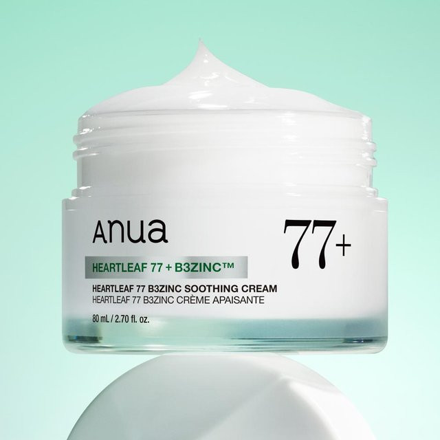Anua Heartleaf 77 B3 Zinkcreme, 160 ml, für unreine Haut - Bild 1