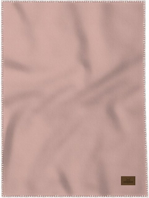 Flauschige Fleece-Wohndecke SANSIBAR in Pink, B/B/H: 150 x 200 cm - Bild 1