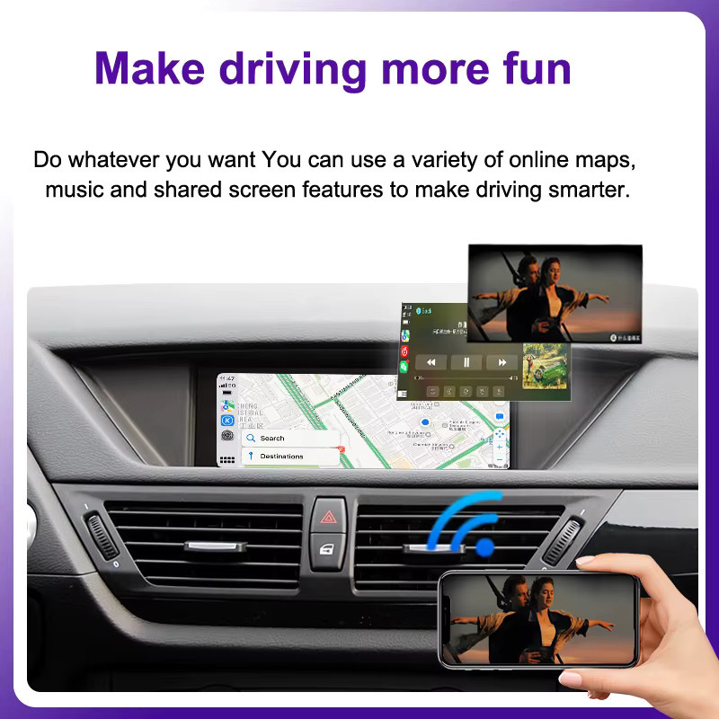 AUTOTOP Wireless CarPlay und Android Auto Interface Decoder Box für BMW 1-7 Serie sowie X1-X7 mit CIC-System - Bild 4