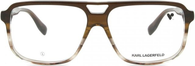Karl Lagerfeld KL 6156 Korrektionsbrille, Vollrand, Square, grau, Herren - Bild 1
