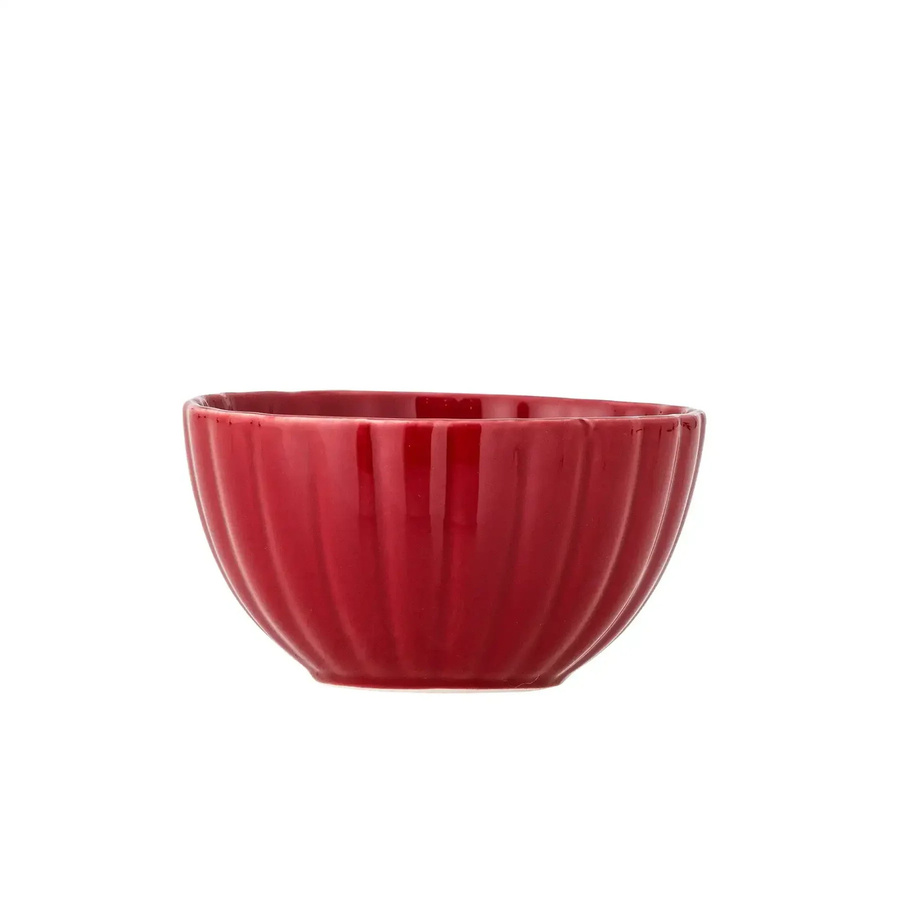 Bloomingville Keramikschale Latina in Rot, Durchmesser: 12 cm - Bild 1