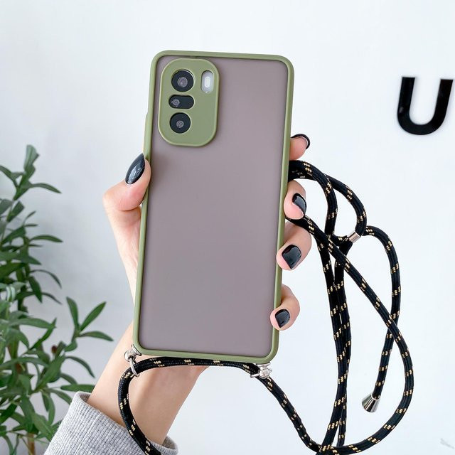Transparente Crossbody Lanyard Handyhülle mit Nackenband für Xiaomi Redmi Note 11 10 Pro 9 8 7 10S 9T Mi 11T Lite 10T POCO X3 NFC M3 M4 und Redmi 9C - Bild 1
