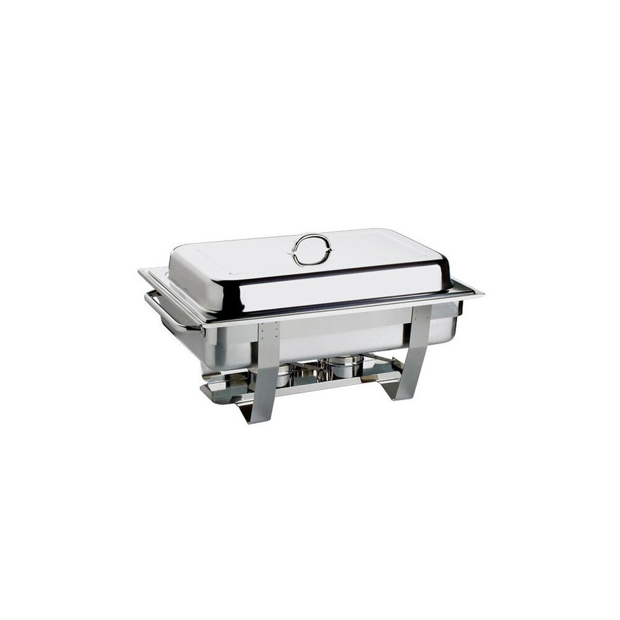 APS Chafing Dish CHEF aus Edelstahl in Silber, rechteckig, GN 1/1, Volumen: 9 l, B/T/H: 35,5 x 31 x 30 cm - Bild 1