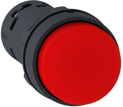 Schneider Electric Harmony XB7NL42 Drucktaster Monoblock aus Kunststoff in Rot mit 1Ö und Schraubklemme Ø22mm - Bild 1