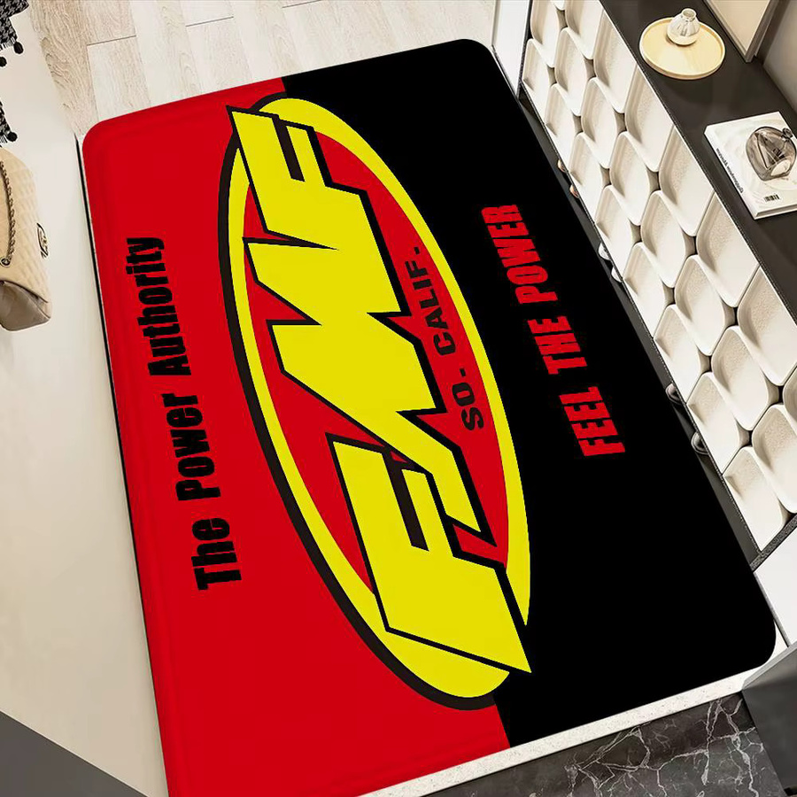 FMF Racing Logo Fußmatte rutschfest und waschbar für Wohnzimmer, Küche oder Flur - Bild 3