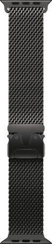 Apple Watch Milanaise Loop Armband, Titan, Schwarz, 49mm - Bild 1