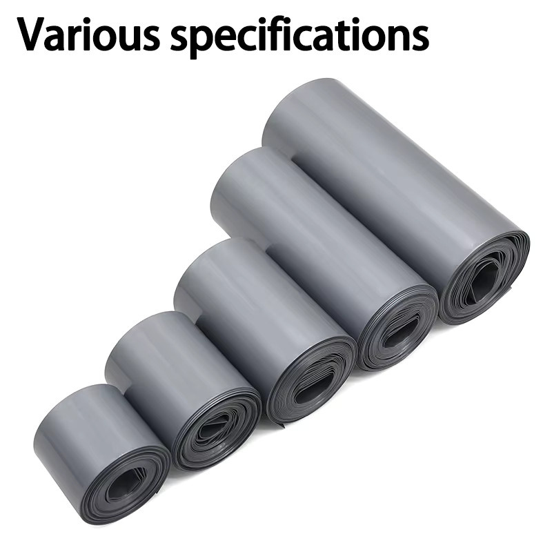 3M PVC Schrumpfschlauch in Grau, Breite: 23 mm, Länge: 3 m, Isolierfolie für 18650/21700 Lipo-Akkupacks und Kabelummantelung - Bild 4
