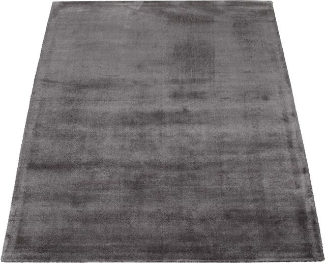 Handgewebter Teppich Colleen in Grau aus Viskose, B: 120 cm, T: 170 cm, fußbodenheizungsgeeignet - Bild 1