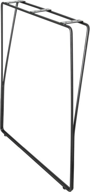 Wagner Möbelbein Hairpin Style Retro aus Stahl in Schwarz Matt - Bild 1