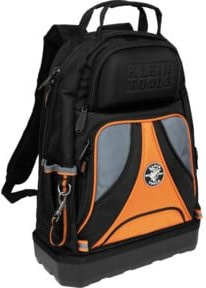 Klein Tools Tradesman Pro Werkzeugrucksack aus Polyester in Schwarz mit 39 Fächern und Trageriemen - Bild 1