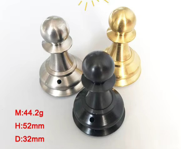 MACK WALKER Schach, Strategiespiel, 1-teiliges Set, Metall, Grau - Bild 2