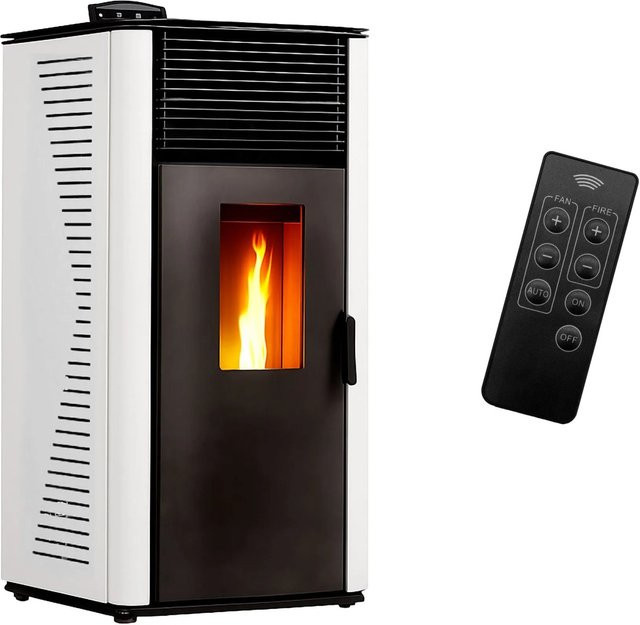 Sannover Pelletofen Anita in Weiß mit 12,2 kW - Bild 1