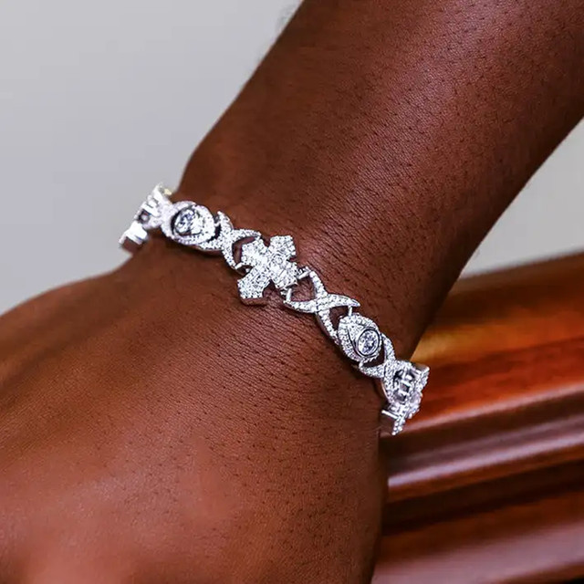IDOWAITTING Kettenarmband, Zirkonia, Unisex - Bild 1