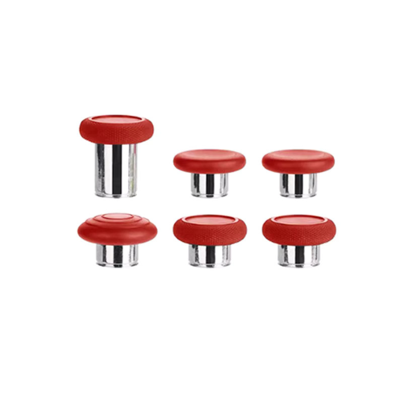 ZHOUCHEN 13-in-1 Metall Zubehör Set für Xbox One Elite Series 2 Controller in Rot mit 6 Swap Thumbsticks, 4 Paddles und D-Pads - Bild 2