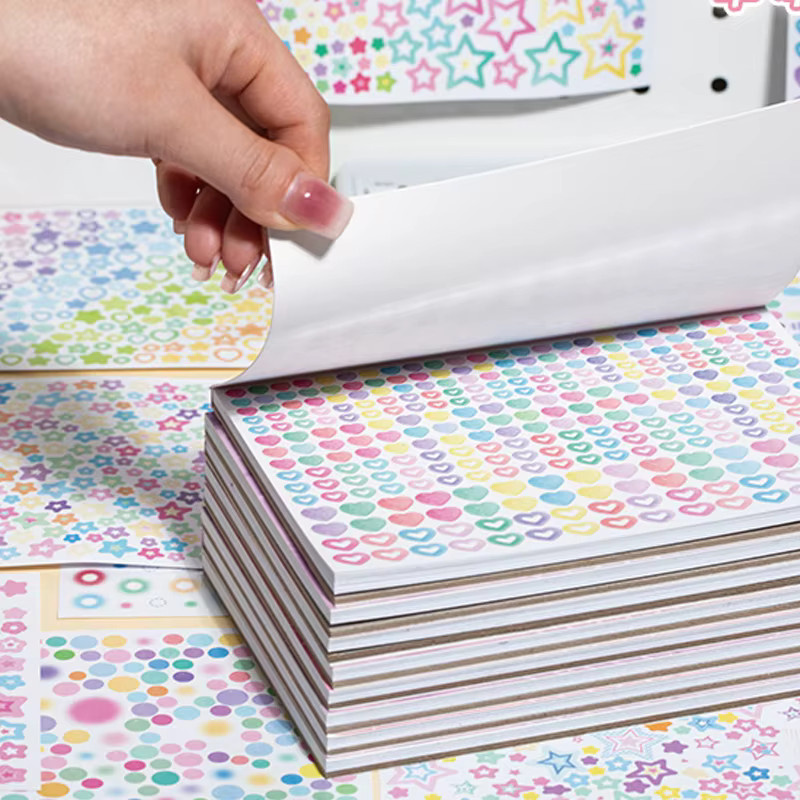 mr.paper Kawaii Stern Aufkleber Set mit 20 Beuteln in Multicolour für DIY Journal Planer und Dekoration - Bild 1