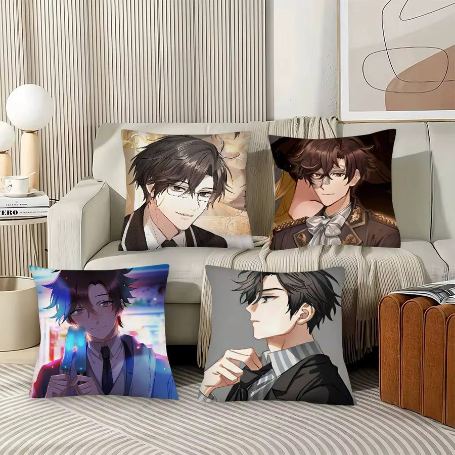 Kayou Mystic M-Messenger 707 Jumin Han Kissenbezug, quadratischer Kissenbezug in Multicolour, B/T/H: 40 x 40 x 40 cm - Bild 2