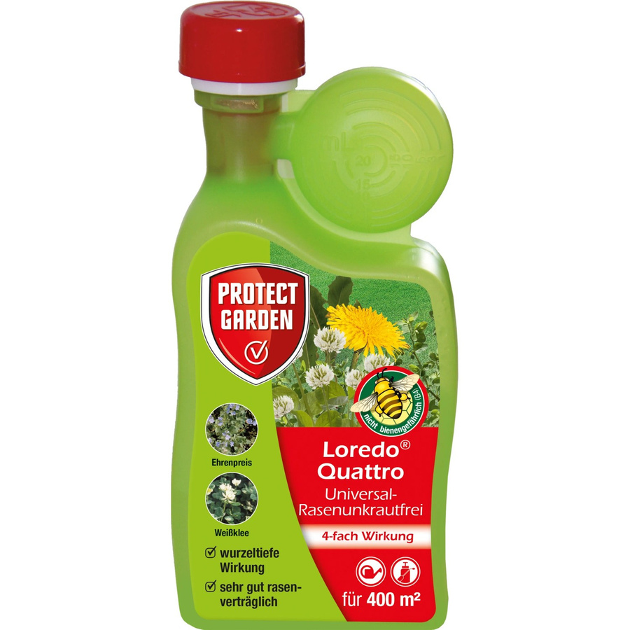 Protect Garden Loredo Quattro Universal-Rasenunkrautvernichter, 400 ml - Bild 2