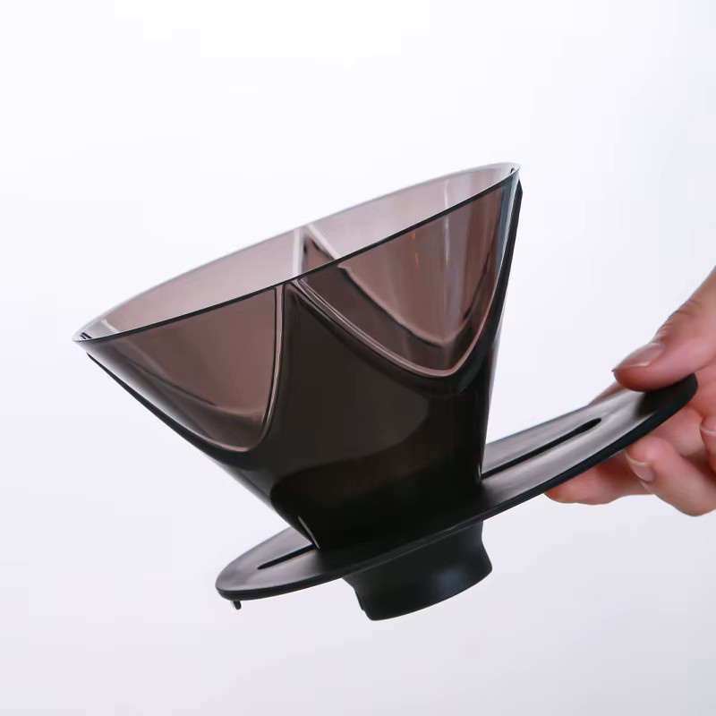 HAVMORE Cross Star Kaffeefilter Tassen-Kaffeetropfer aus Kunststoff in Schwarz - Bild 2