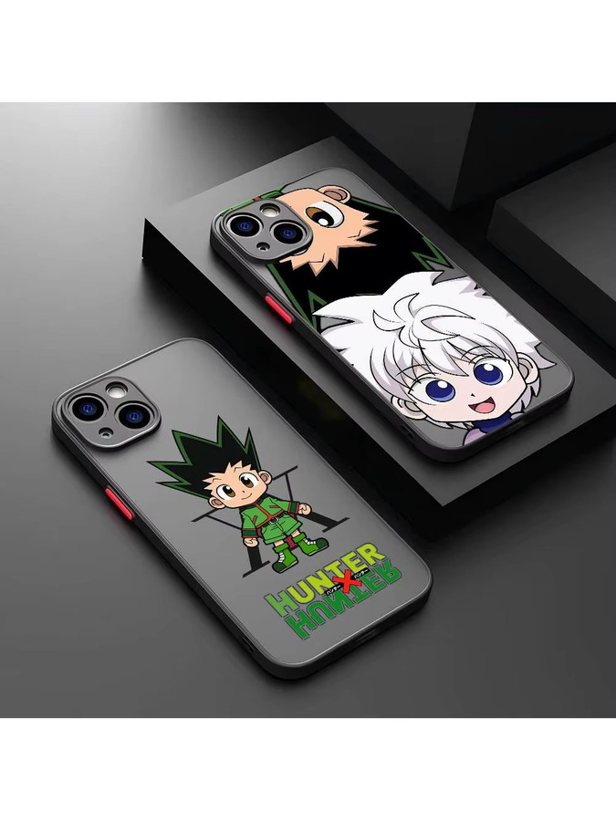 Anime Hunter x Hunter Handyhülle für iPhone 11 12 13 14 Pro Max und andere Modelle, durchscheinend matt, multicolor - Bild 3