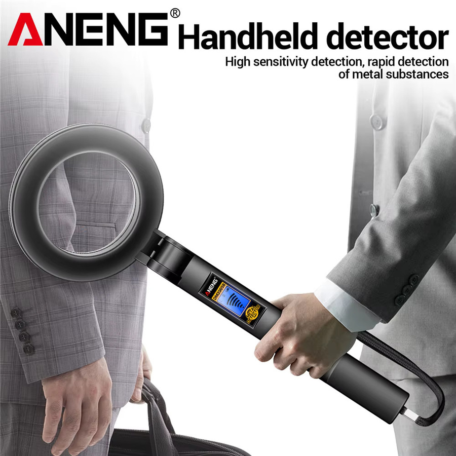 ANENG DM3005B Handheld Metall Detektor mit LED-Bildschirm und Vibrationsalarm in Blau - Bild 4