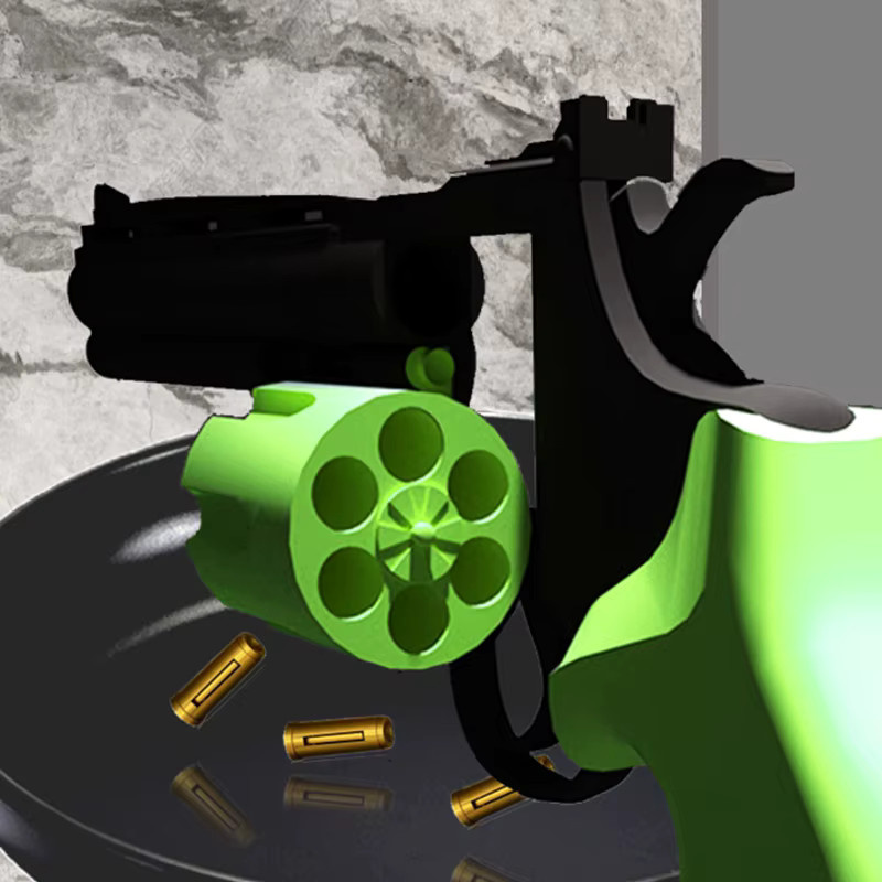 mengxiaoyang Revolver Soft Bullet Gun, Spielzeug Pistole - Bild 2