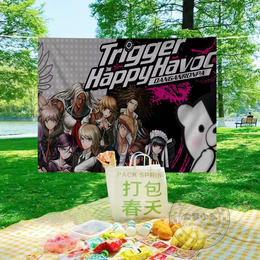 Rastar Anime Danganronpa Wandbanner Textil Multicolor B: 70 cm, H: 50 cm - Bild 3