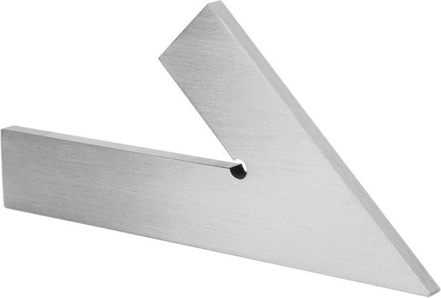 Painter 45 Grad Gehrungswinkel Ecklineal Messwerkzeug für die Holzbearbeitung in Weiß und Silber, Breite: 15 cm, Tiefe: 10 cm - Bild 1