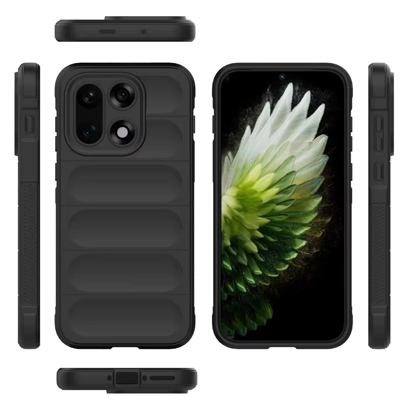 Stoßfeste Silikon Schutzhülle für OnePlus 15 in Schwarz - Bild 4