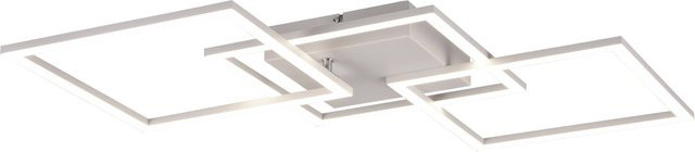 Reality LED Deckenleuchte Trail Weiß Matt aus Metall B/H/L: 35 x 7 x 74 cm - Bild 1