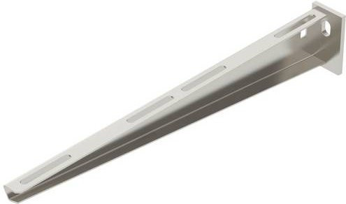 OBO Bettermann Wand- und Stielausleger aus Metall in Silber, L: 50,0 cm, B: 2,0 cm, H: 7,5 cm - Bild 1