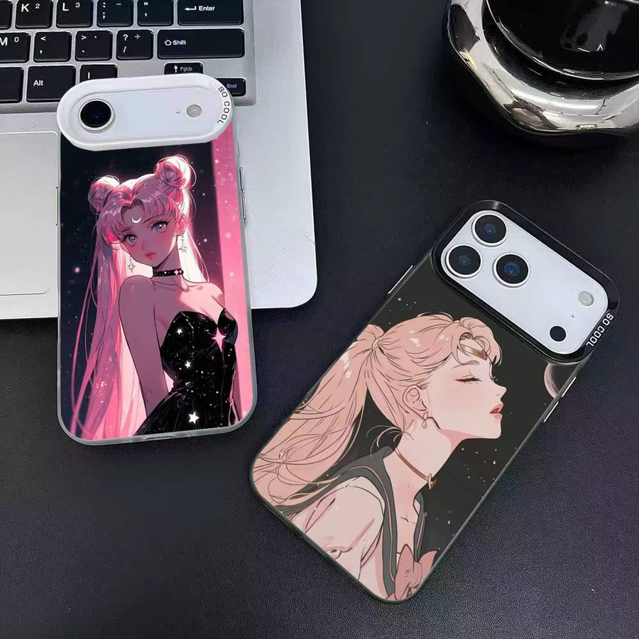 Sailor Moon Handyhülle mit Protect Plating für Apple iPhone 12 13 14 15 16 17 Pro Max Plus - Bild 2