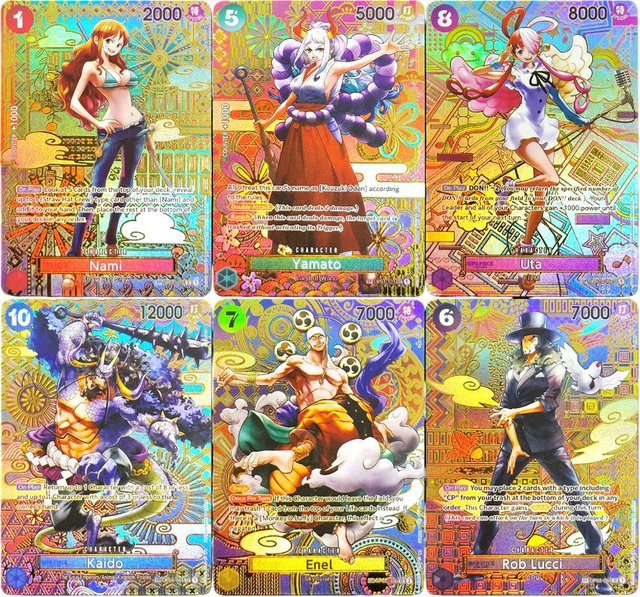 Bandai One Piece Nami Uta Kaidao Enel Yamato SP Erwachen der Neuen Ära OP05 TCG-Sammelkarte - Bild 1