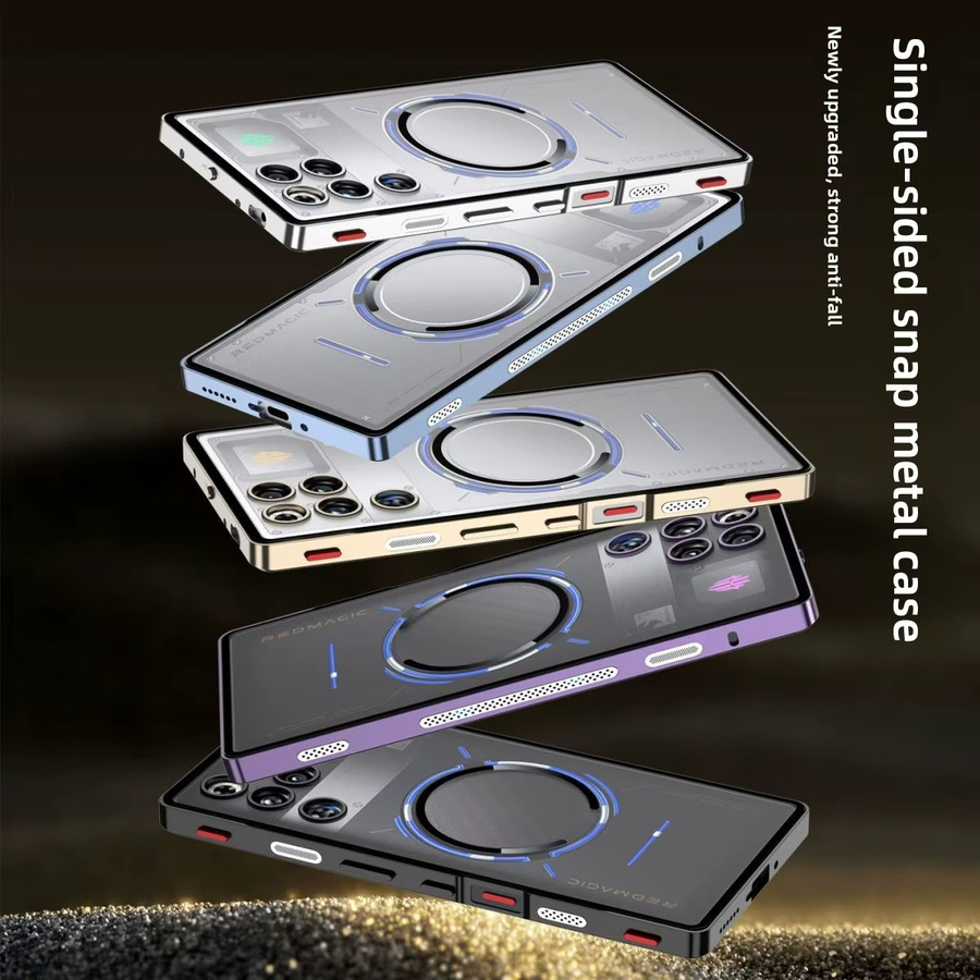 Magnetische Schutzhülle für ZTE Red Magic 11 Pro Plus und RedMagic 11 Pro in Blau mit mattem Acryl-Finish - Bild 5