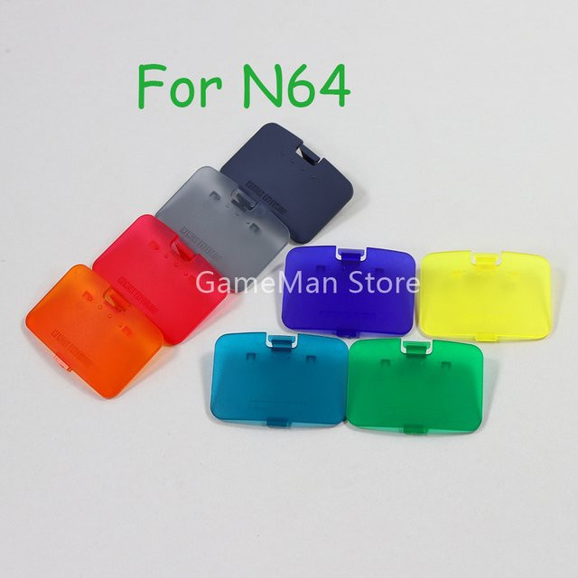 100 Stück bunte Speichererweiterungspackung Türabdeckungen für Nintendo 64 N64 Ersatz Jumper Pak Abdeckdeckel Multicolor - Bild 1